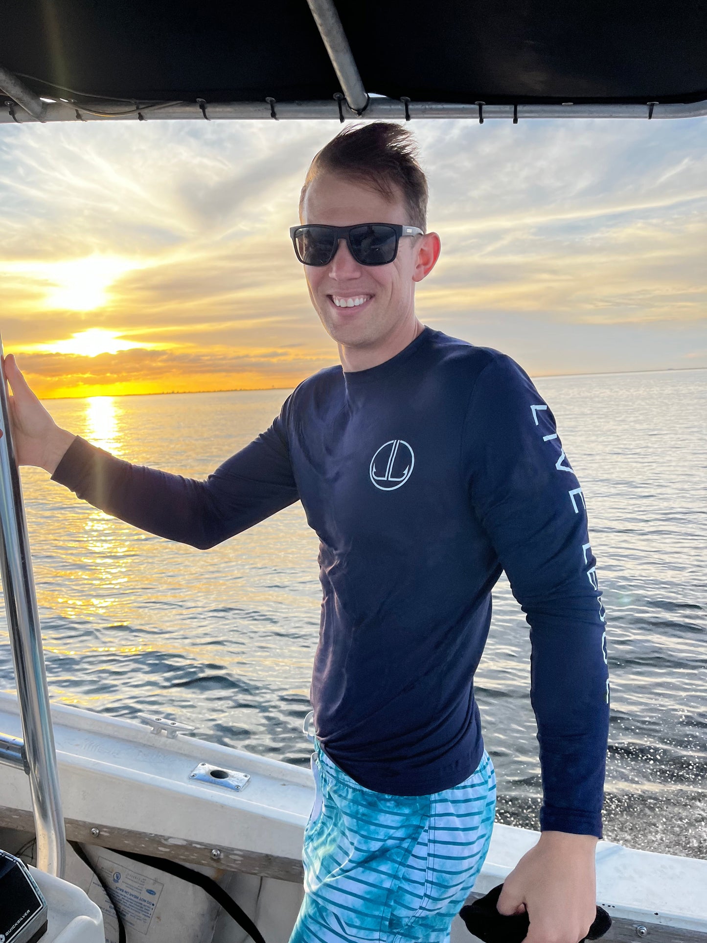 St. Pete Blue Men's Bamboo Long Sleeve