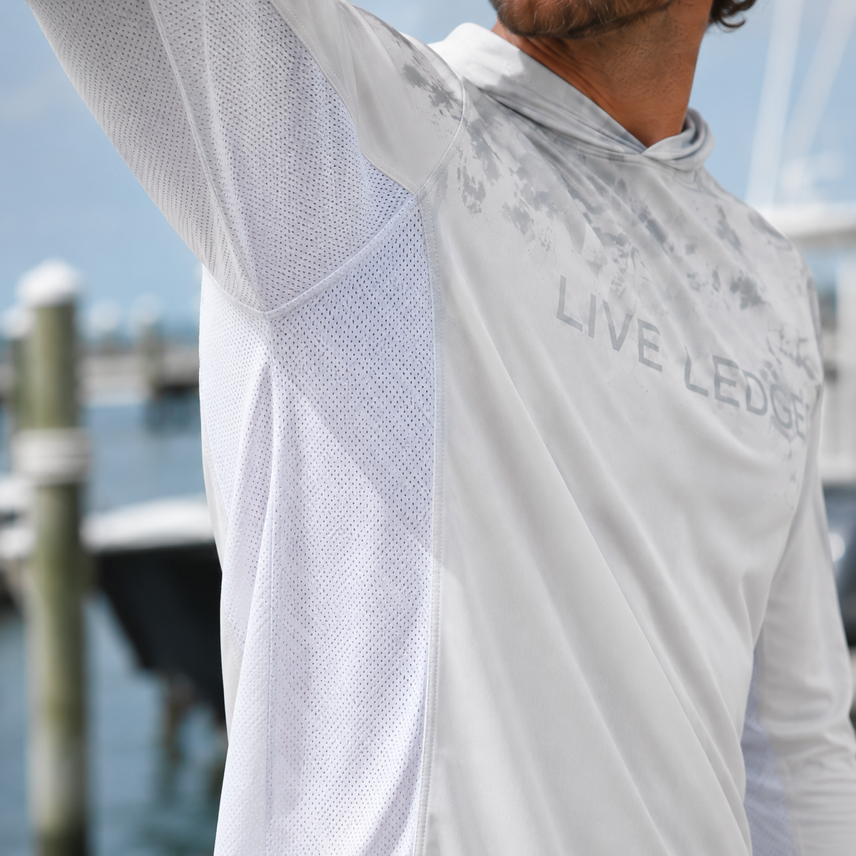 Arctic Maddog Hooded Mesh Fishing Performance Shirt