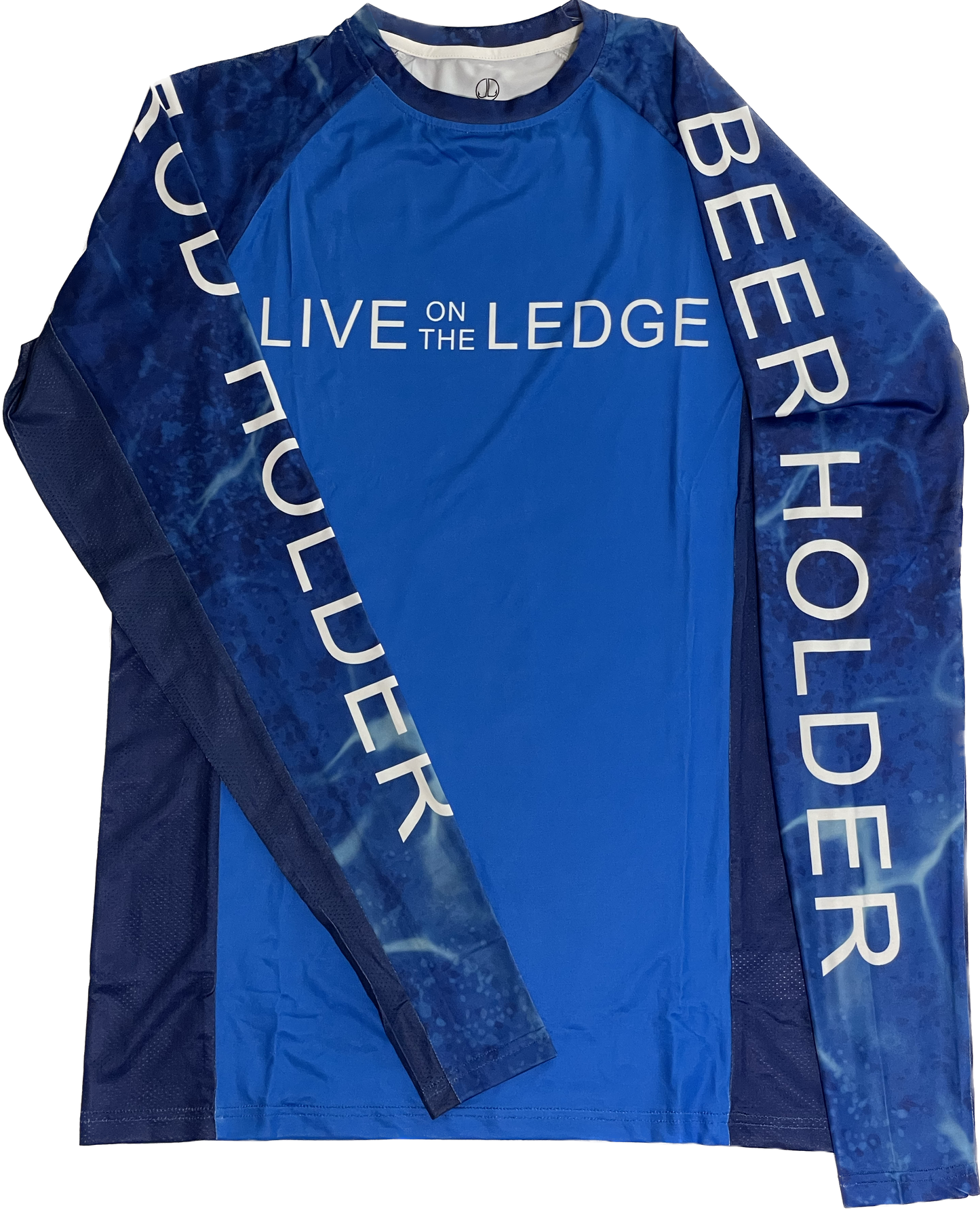 Lightning Blue Mesh Performance Fishing Shirt