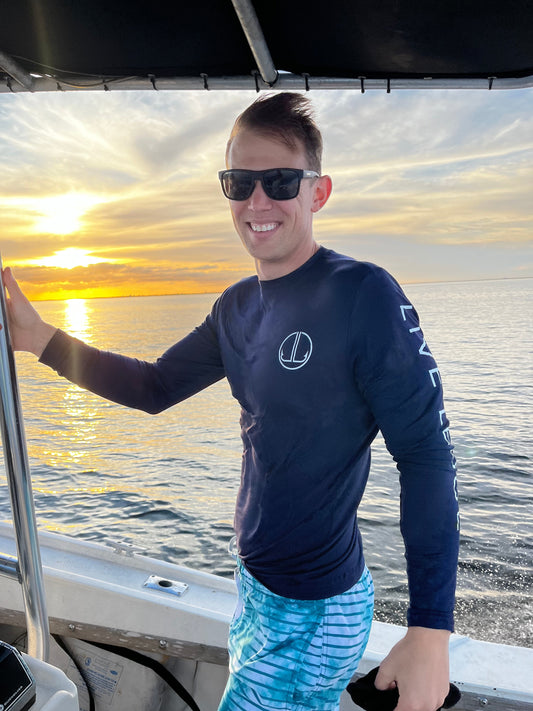 St. Pete Blue Men's Bamboo Long Sleeve