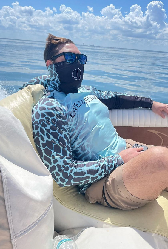 Tiger Shark Hooded & Masked Ultra Performance FishingShirt